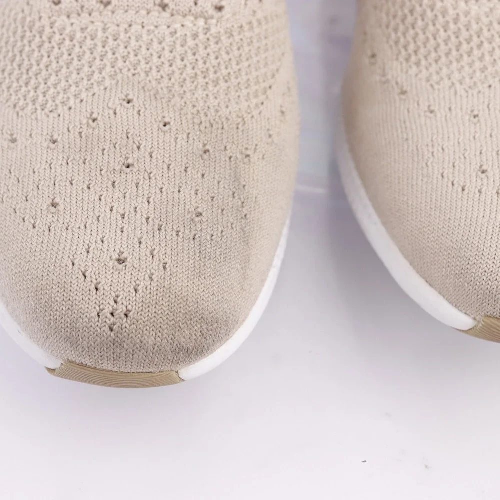 Cole Haan Womens 2.Zerogrand Oxford Shoes Size 11 Tan Knit Wingtip Sneaker Comfy